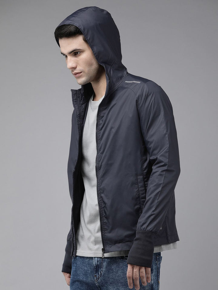 SPYKAR Men Navy Blue Lightweight Sporty Jacket