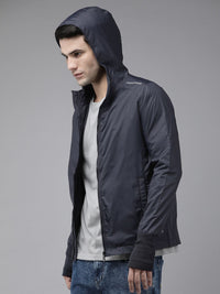 SPYKAR Men Navy Blue Lightweight Sporty Jacket