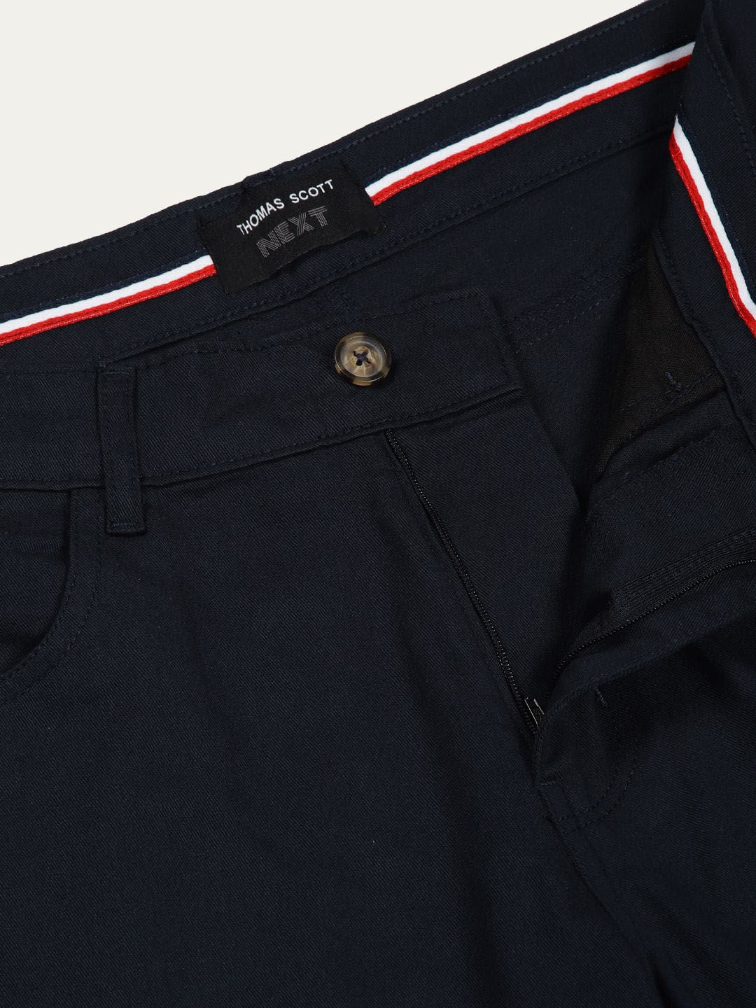 Thomas Scott Men Smart Slim Fit Mid-Rise Easy Wash Cargos