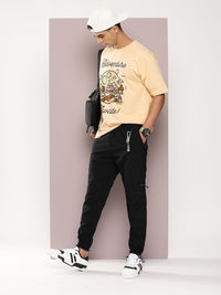 DILLINGER Men Graphic Printed Oversized T-shirt