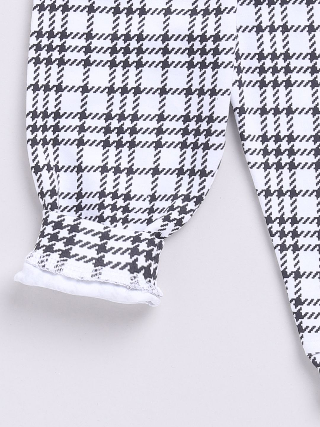 Moms Love Infant Boys Checked Pure Cotton Shirt with Joggers