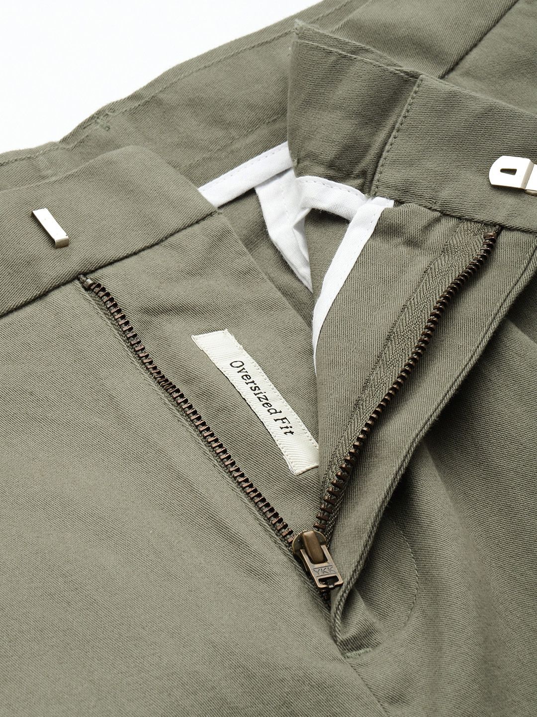 Mr Bowerbird Men Oversized Fit Pleated Korean Trousers