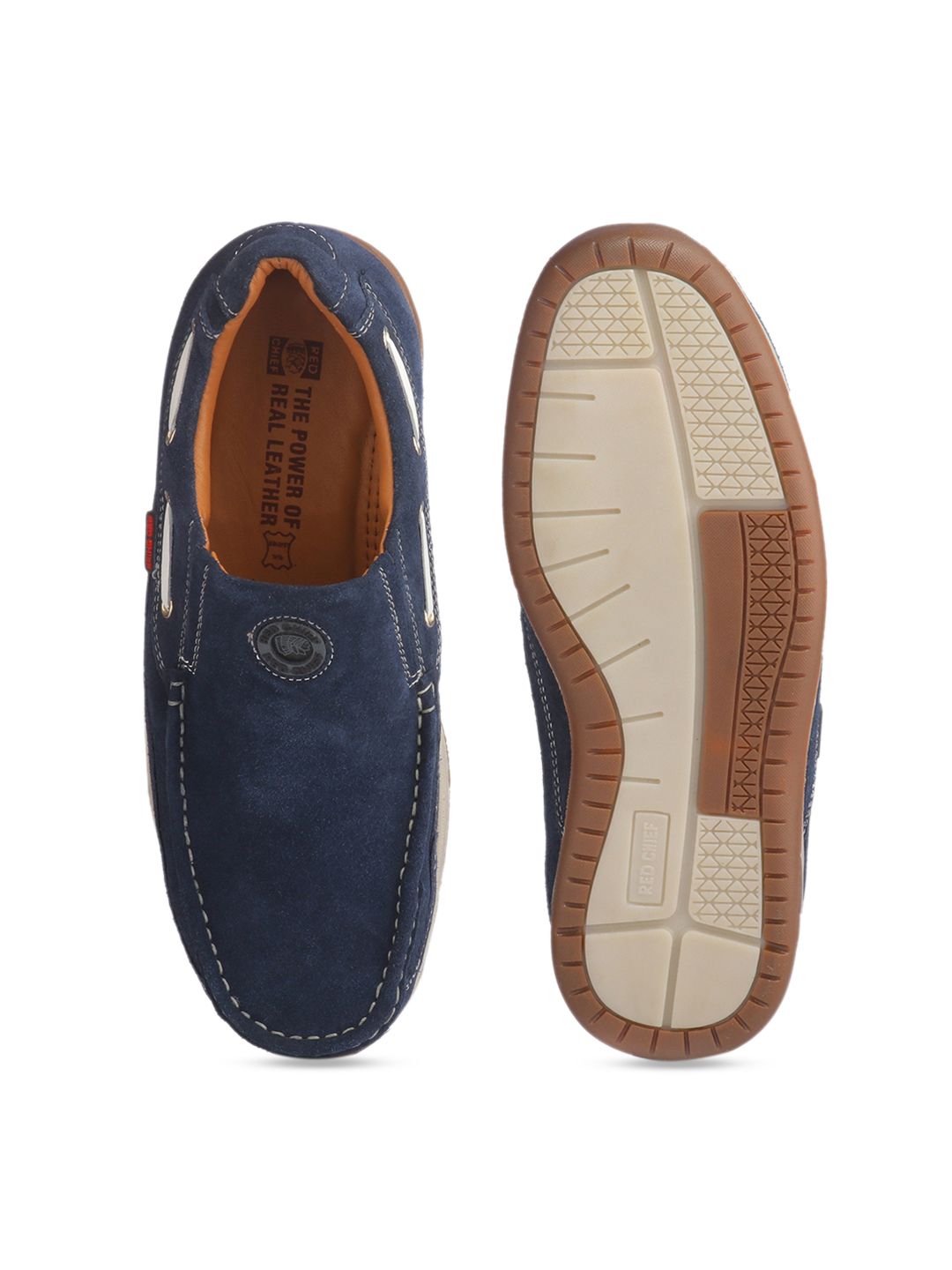 Red Chief Men Blue Boat Shoes