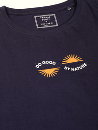 Thomas Scott Round Neck Printed Cotton Oversized T-shirt