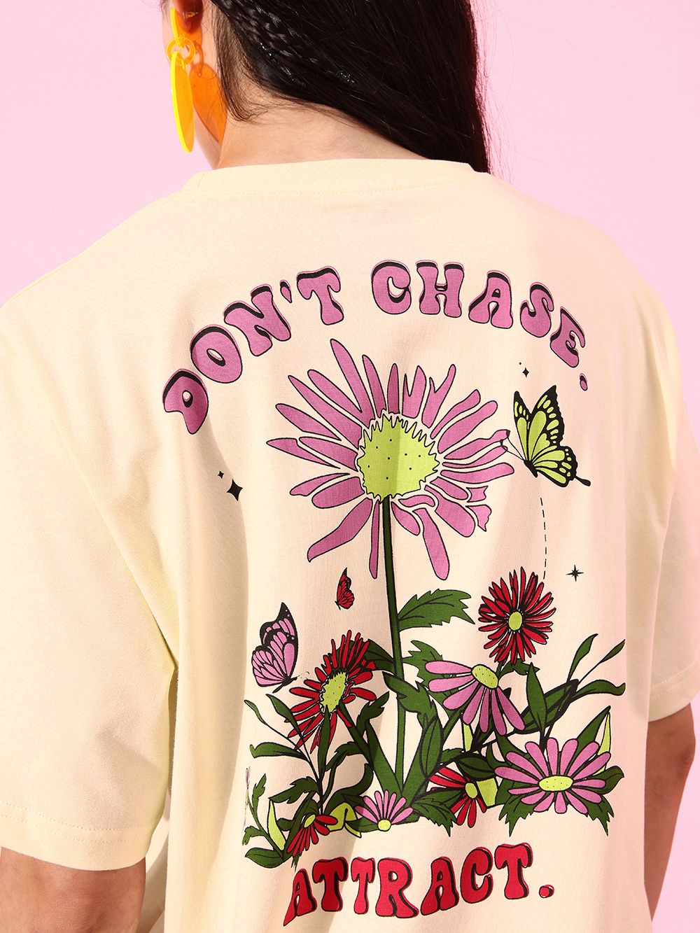 DILLINGER Women Graphic Printed Oversized T-shirt
