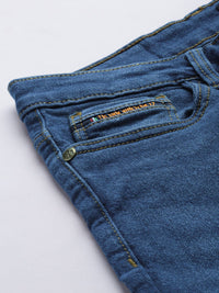 The Indian Garage Co Men Bootcut Light Fade Stretchable Jeans