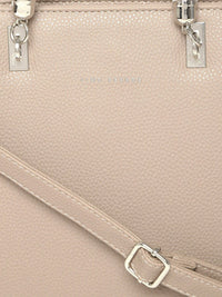 Lino Perros Beige Solid Handheld Bag
