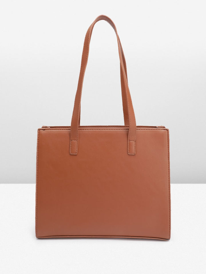 DressBerry Structured Quilted Shoulder Bag