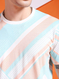 The Indian Garage Co Striped Short Sleeves T-shirt