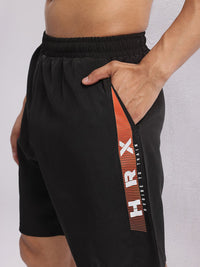HRX by Hrithik Roshan Men Brand Logo Print Mid-Rise Training Shorts