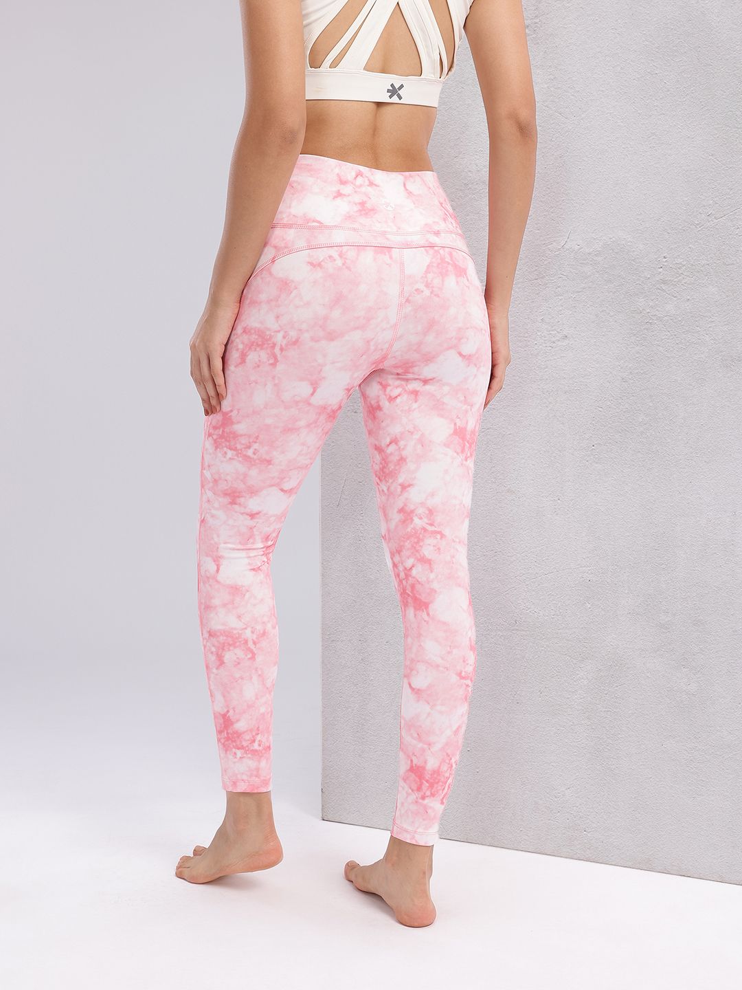 HRX by Hrithik Roshan Women Abstract Print Yoga Tights