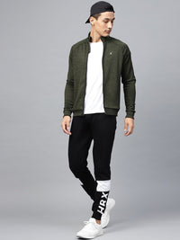 HRX by Hrithik Roshan Men Olive Green Training Rapid Dry Solid Sweatshirt