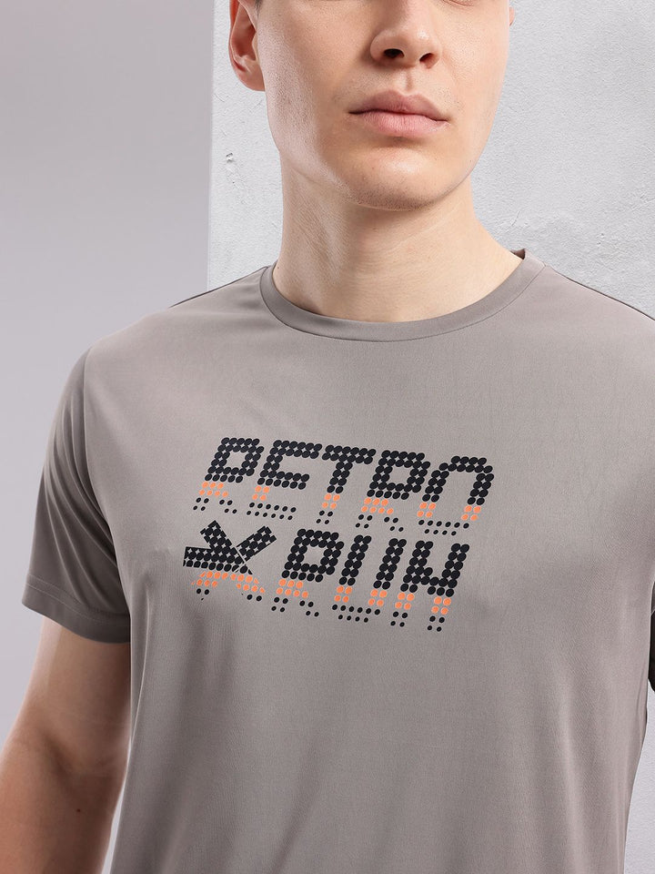 HRX by Hrithik Roshan Men Typography Printed Rapid-Dry Running T-shirt