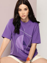 DILLINGER Printed Oversized Pure Cotton T-shirt
