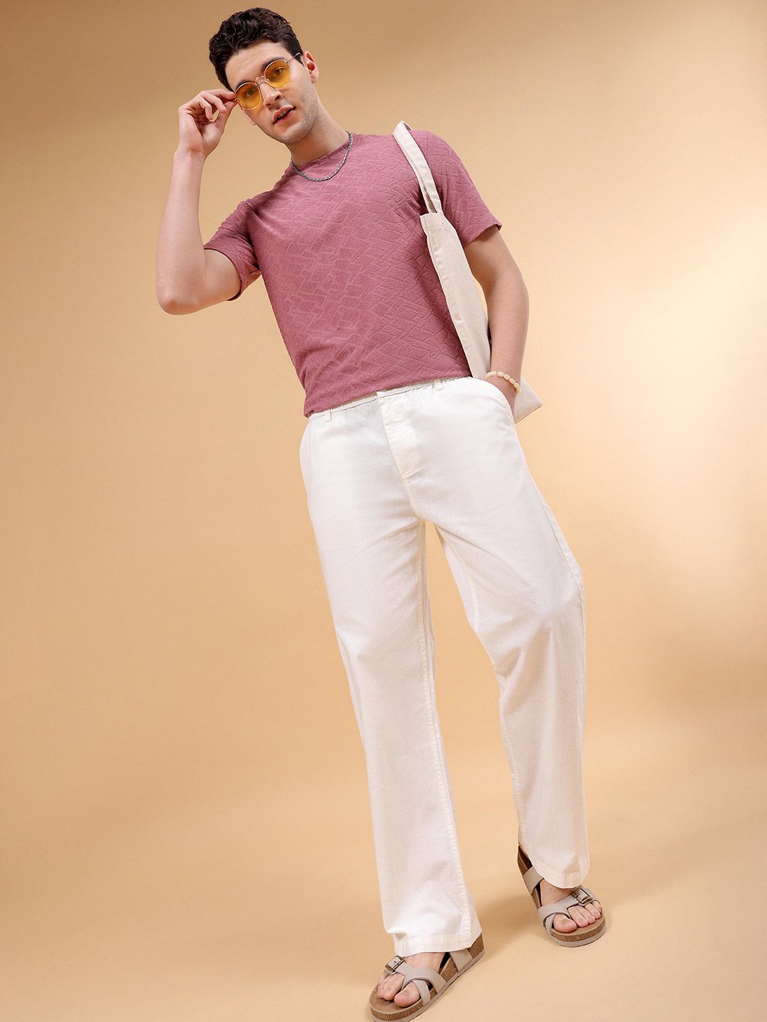 The Indian Garage Co Men  Loose Fit Trousers