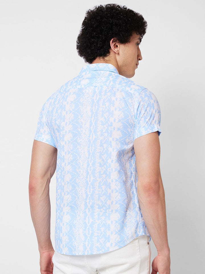 SPYKAR Floral Printed Cotton Shirt
