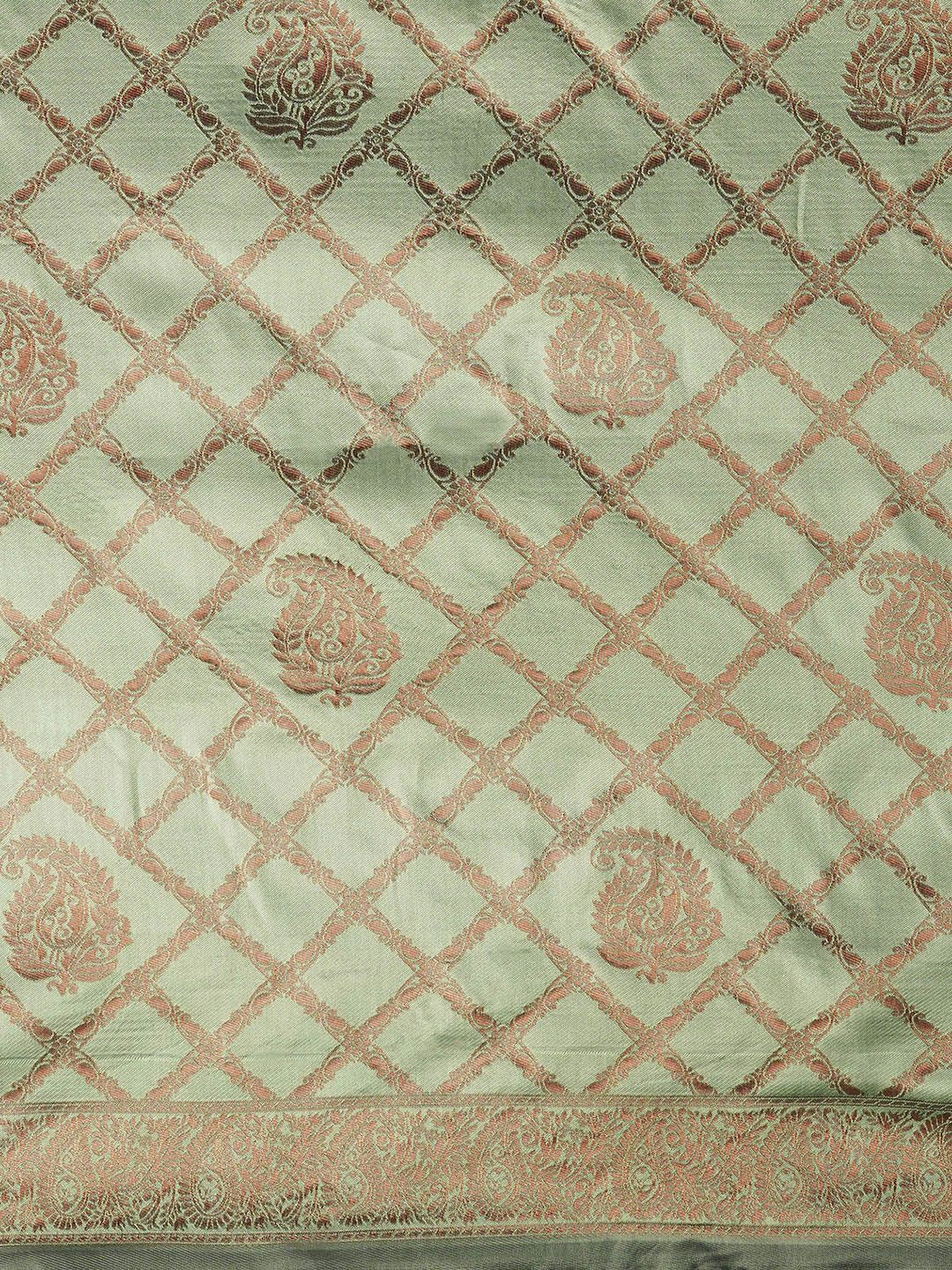 KALINI Woven Design Zari Silk Blend Designer Banarasi Saree