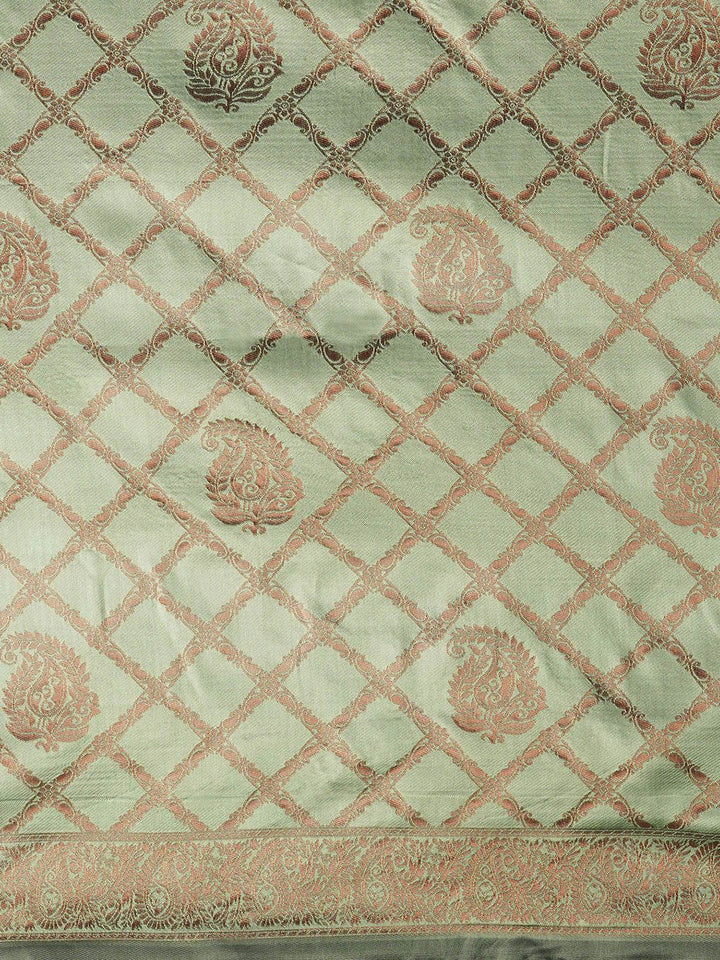 KALINI Woven Design Zari Silk Blend Designer Banarasi Saree