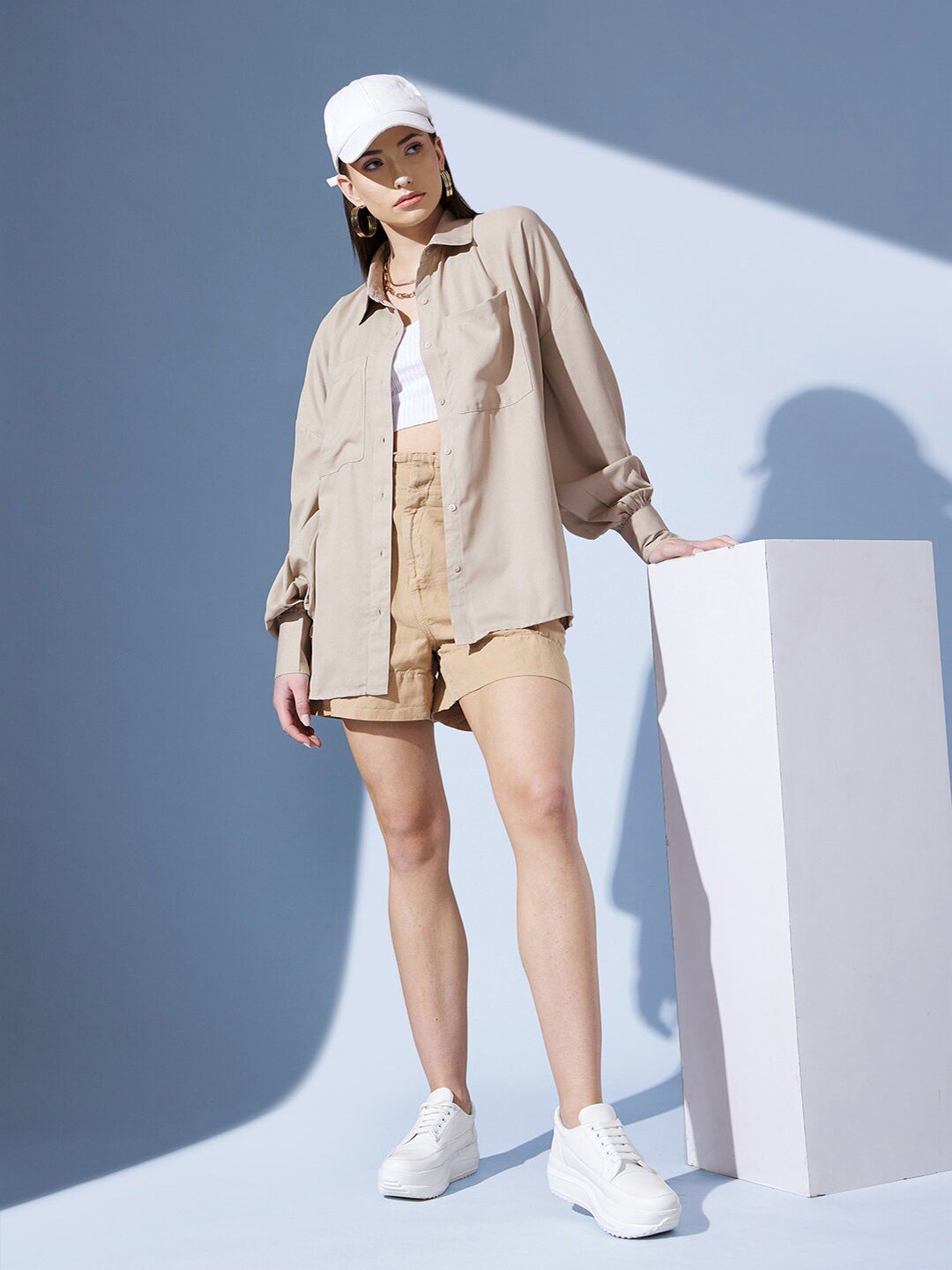 STREET 9 Comfort Spread Collar Casual Shirt