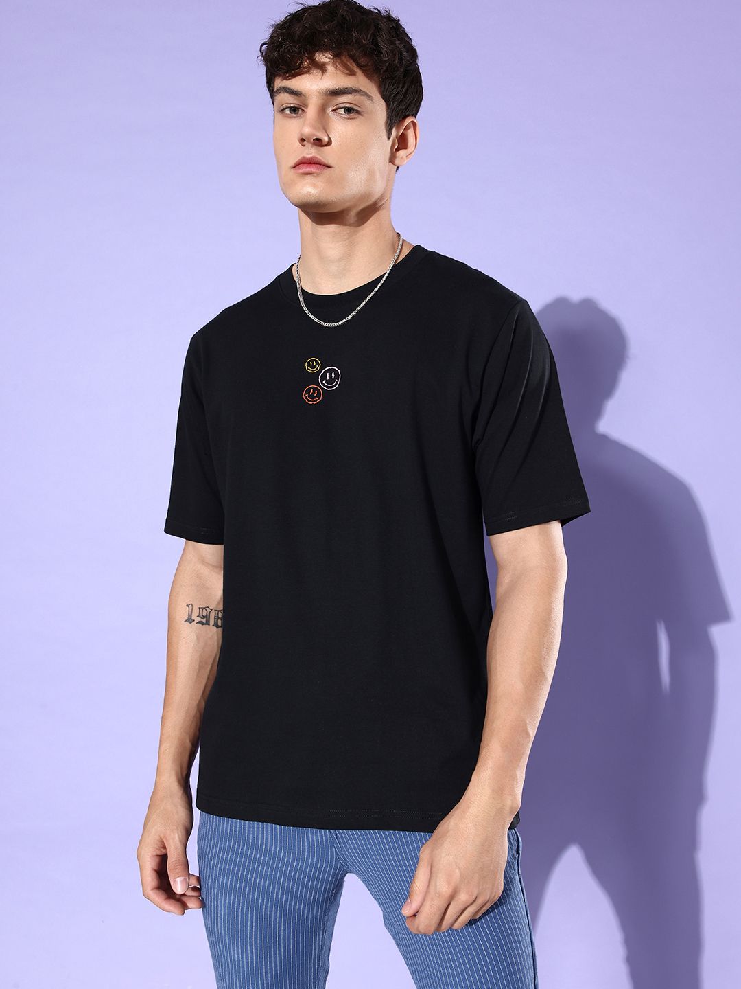 Difference of Opinion Printed Cotton Oversized T-shirt