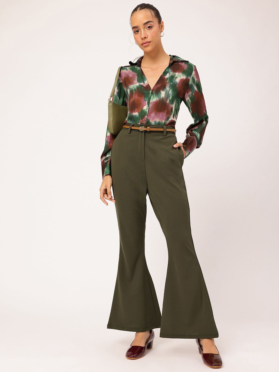 DressBerry Women Flared Trousers