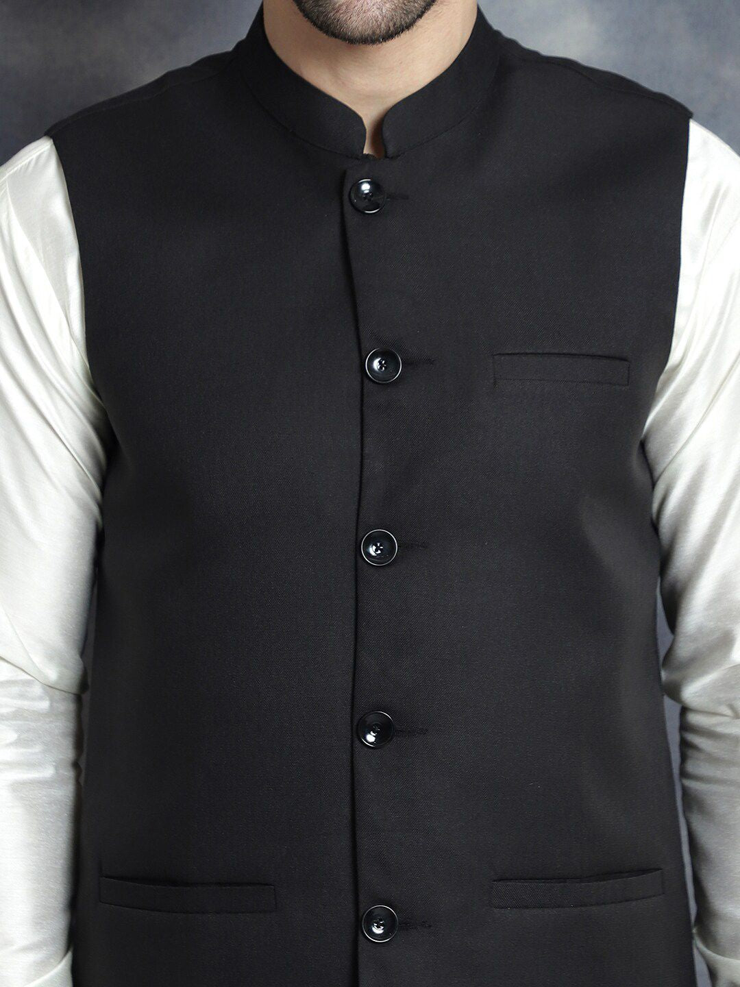Jompers Mandarin Collar Nehru Jacket
