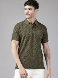 Park Avenue Conversational Printed Polo Collar T-shirt