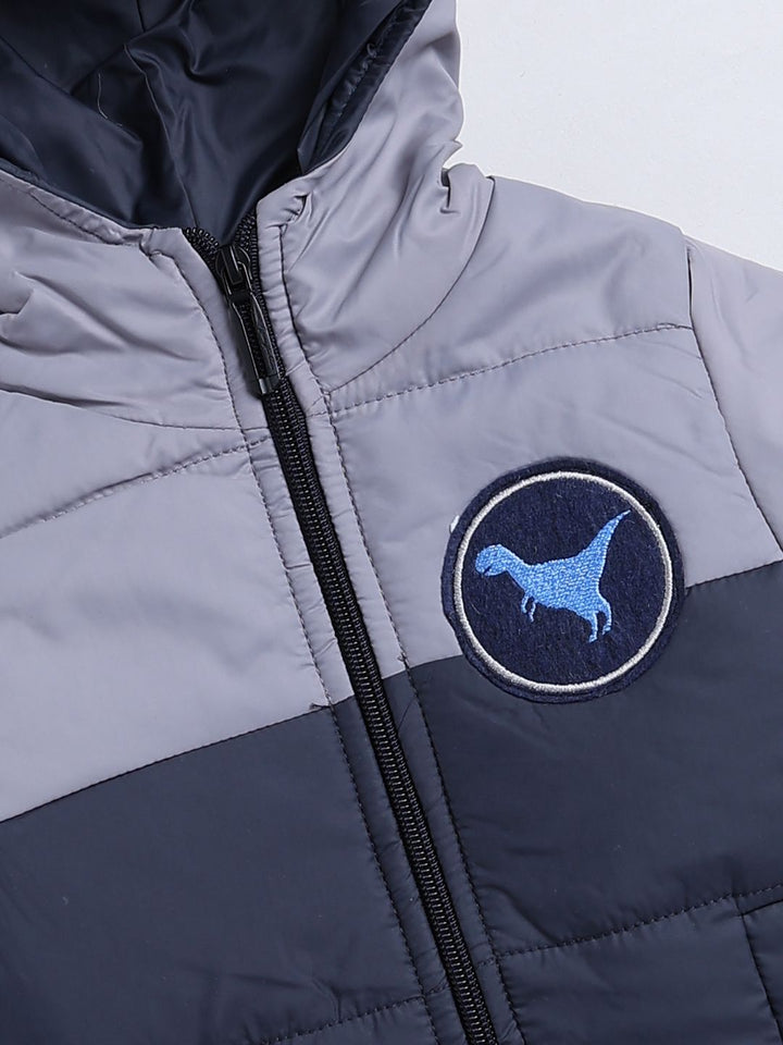 Moms Love Infant Boys Colourblocked Lightweight Padded Jacket