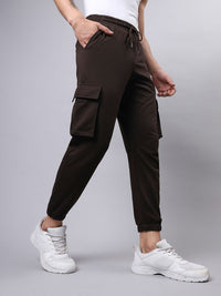 Bewakoof Men Brown Cotton Oversized Joggers