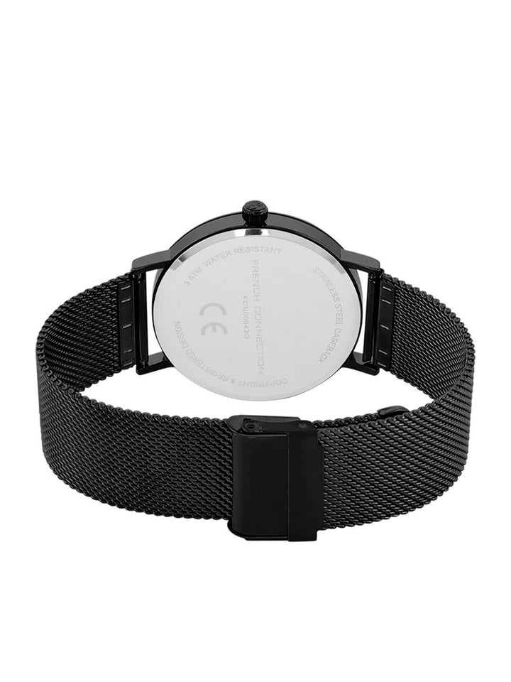 French Connection Men Stainless Steel Bracelet Style Straps Analogue Watch FCN00043G