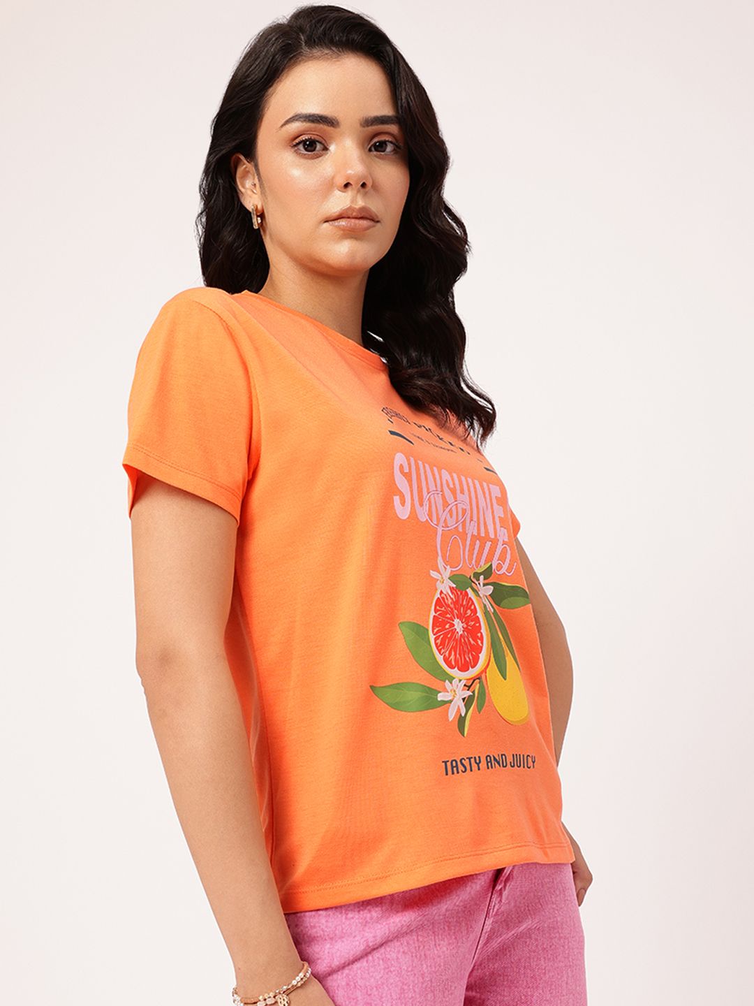 DressBerry Modern Muse Printed T-shirt