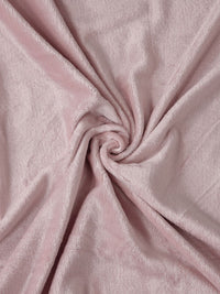 KLOTTHE Pink 300 TC Woolen King Bedsheet with 2 Pillow Covers