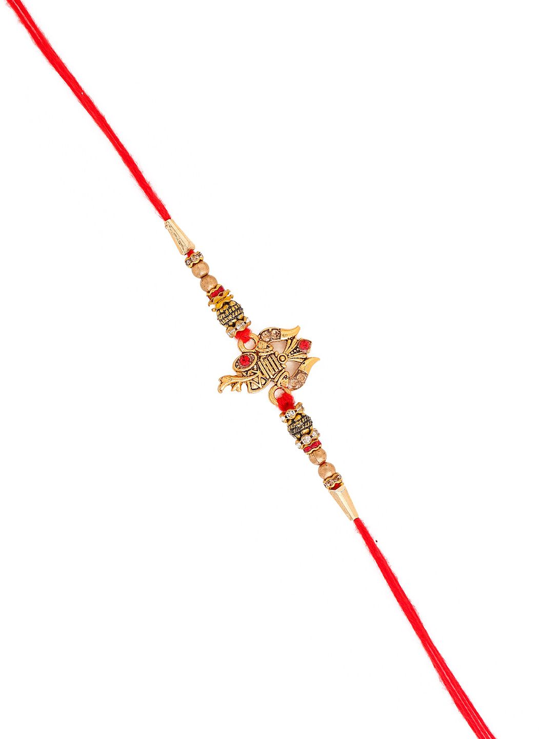 Voylla Designer Ganesha Rakhi with Roli Chaawal Pack