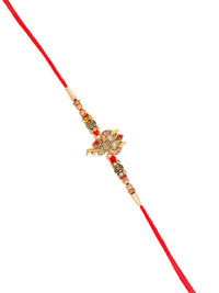 Voylla Designer Ganesha Rakhi with Roli Chaawal Pack