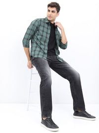 HIGHLANDER Men Slim Fit Checked Casual Shirt