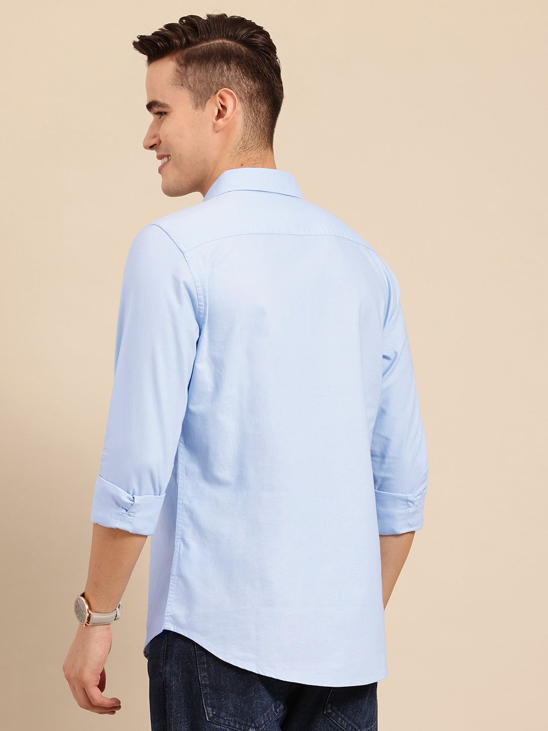 Being Human Pure Cotton Classic Slim Fit Casual Shirt