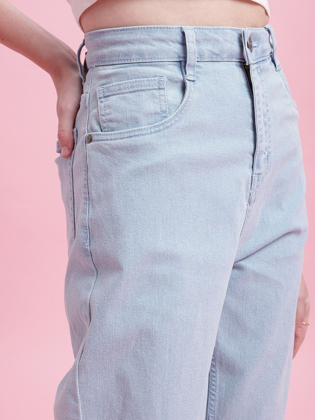 DressBerry Women High-Rise Straight Fit Stretchable Jeans