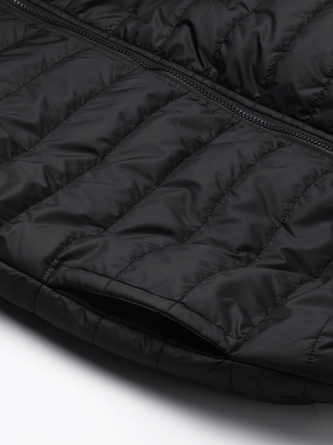 The Indian Garage Co Men Zip-Jacket Slim Fit Puffer Jacket