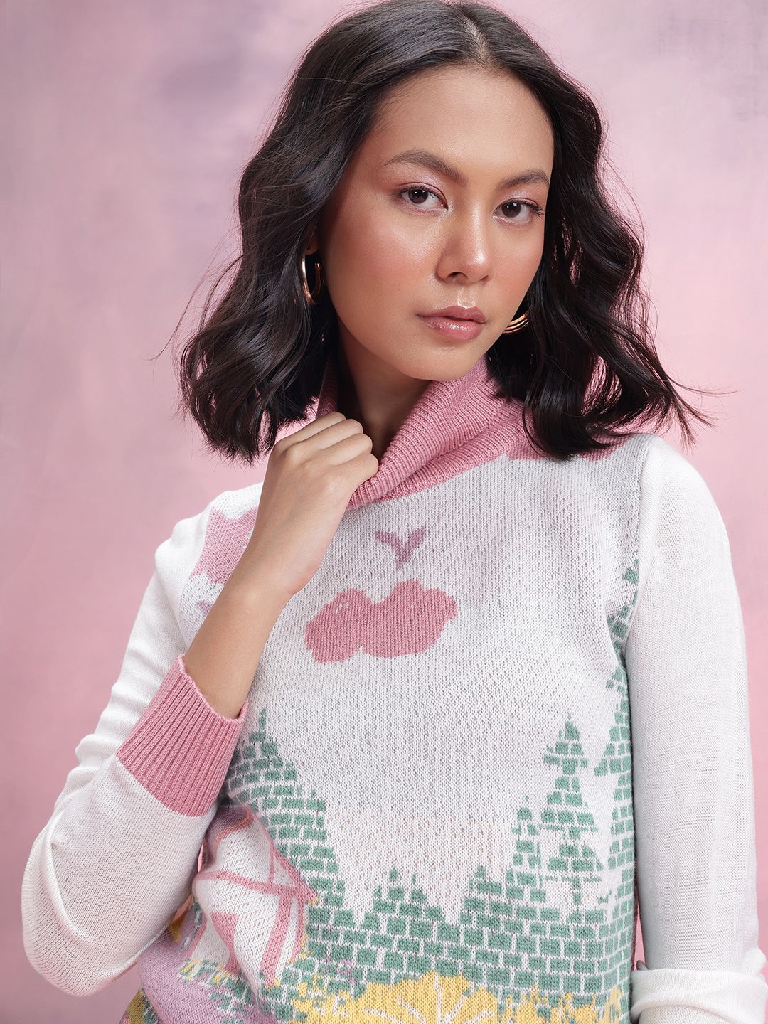 DressBerry Turtle Neck Pullover