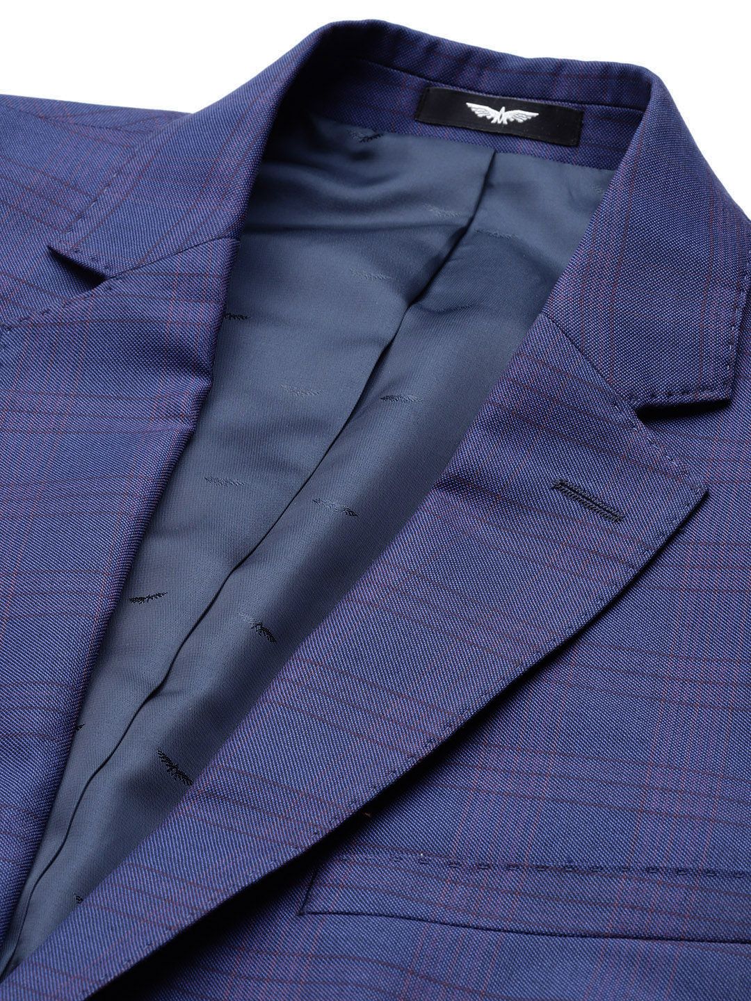 Park Avenue 2-Piece Checked Formal Suit