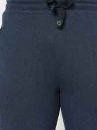Sweet Dreams Men Navy Blue Mid Rise Cotton Lounge Joggers