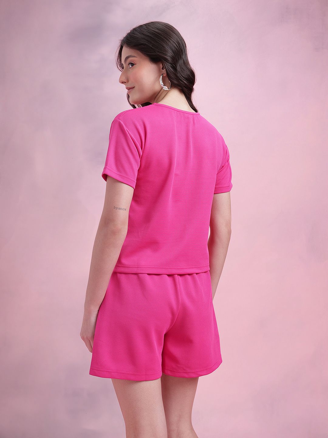 DressBerry Waffle Knit Textured Co-Ord Set