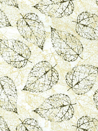 Cortina Glazed Cotton Green & White Floral 140 TC King Bedsheet with 2 Pillow Covers