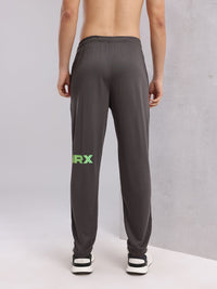 HRX by Hrithik Roshan Men Rapid-dry Brand Logo Print Training Track Pants