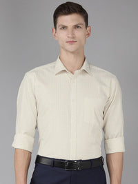 Park Avenue Men Pure Cotton Slim Fit Striped Formal Shirt