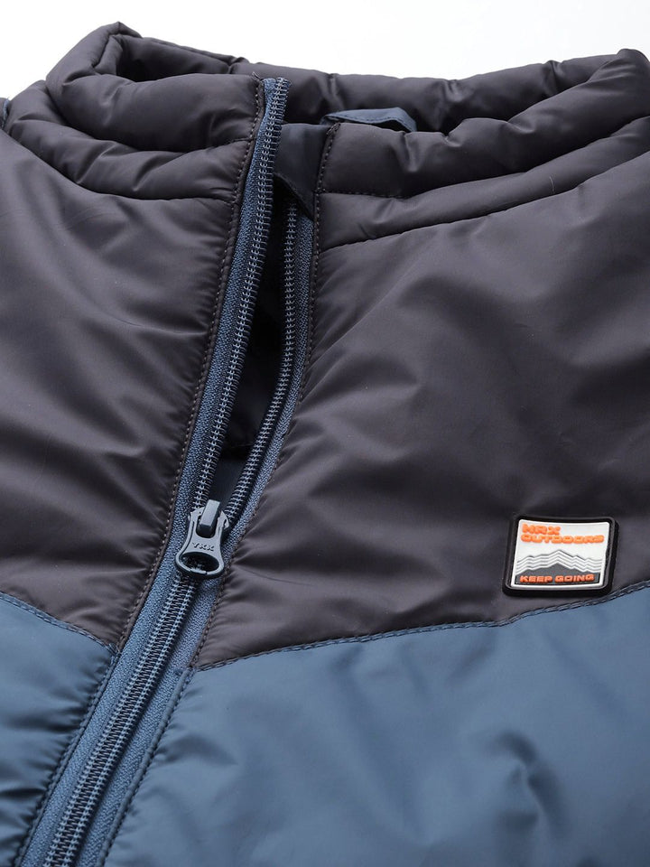 HRX by Hrithik Roshan Naturetherapy Rapid Dry Colourblocked Outdoor Padded Jacket