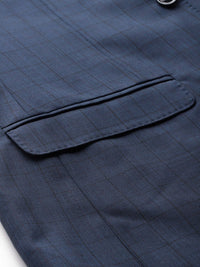 Park Avenue Checked Slim Fit 2 Piece Formal Suit