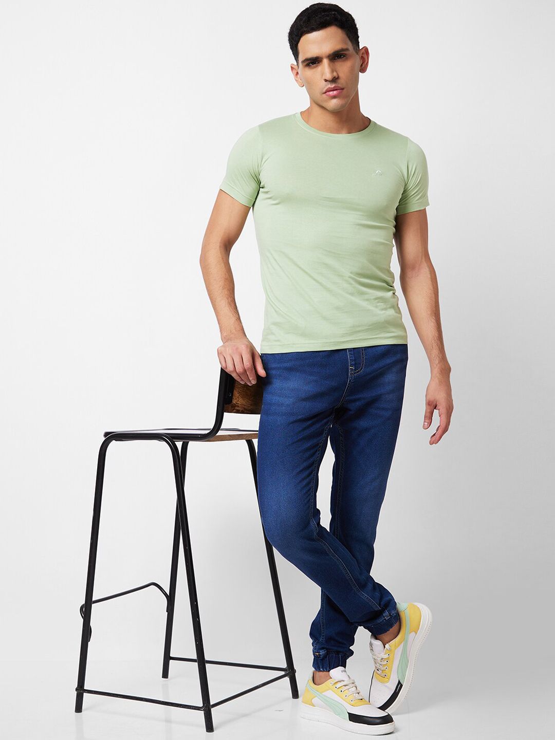 SPYKAR Men High-Rise Light Fade Cotton Jeans