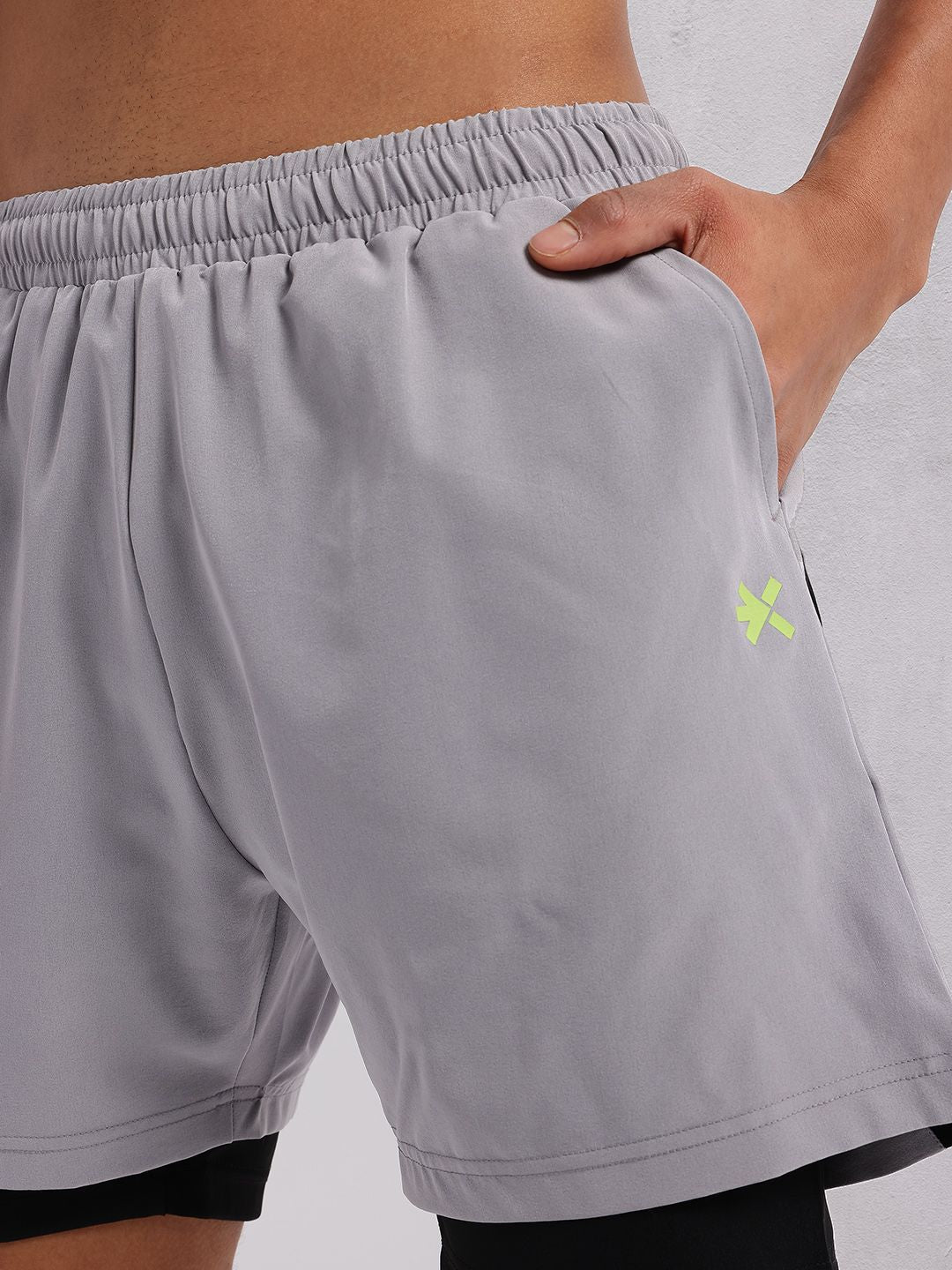 HRX by Hrithik Roshan Men Running Shorts with Attached Inner