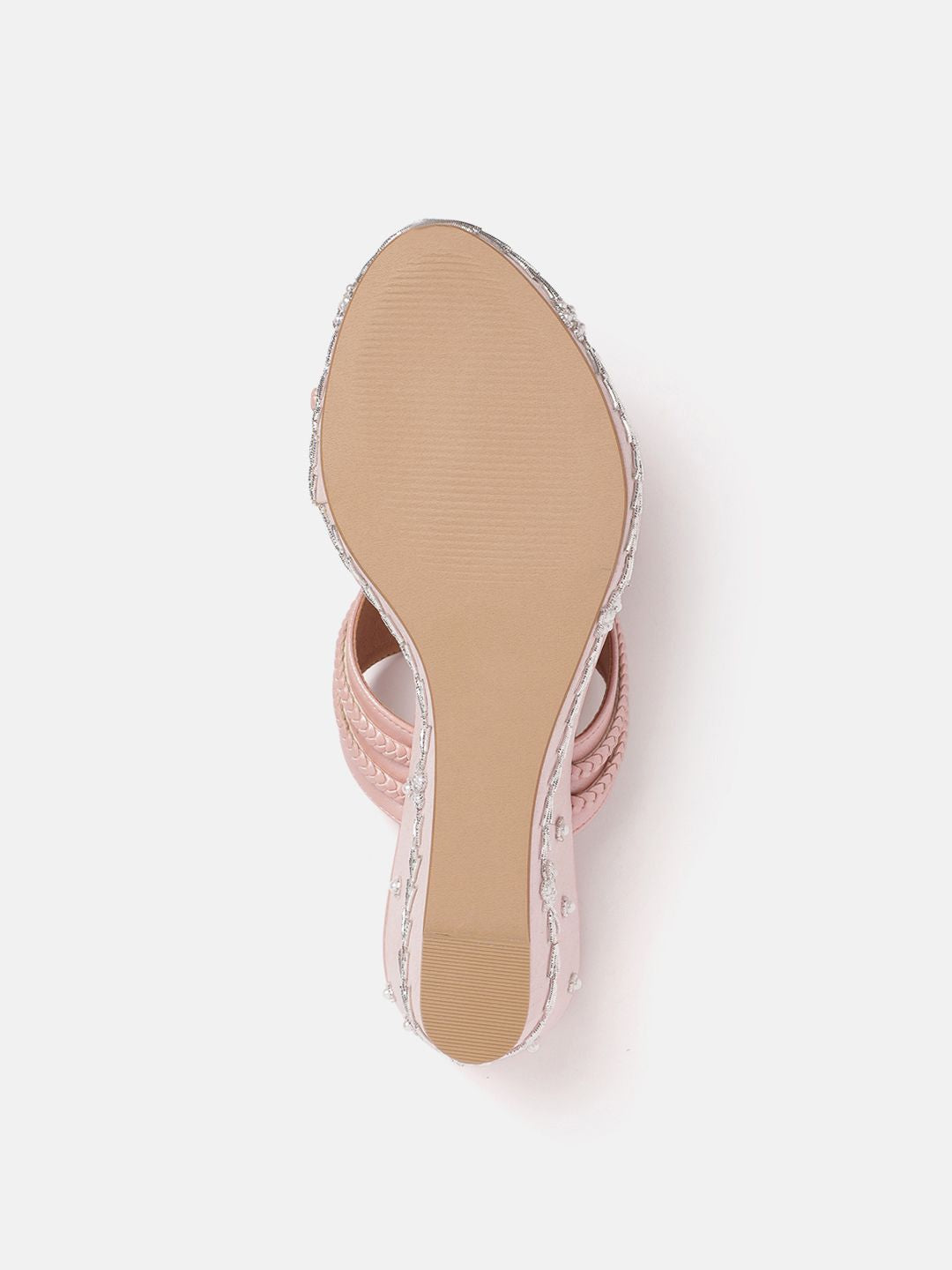House of Pataudi Embellished Detailed Wedges